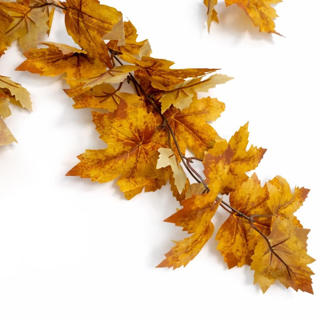 70cm Artificial Trailing Grape Ivy Plant Faux Hanging Foliage - Yellow