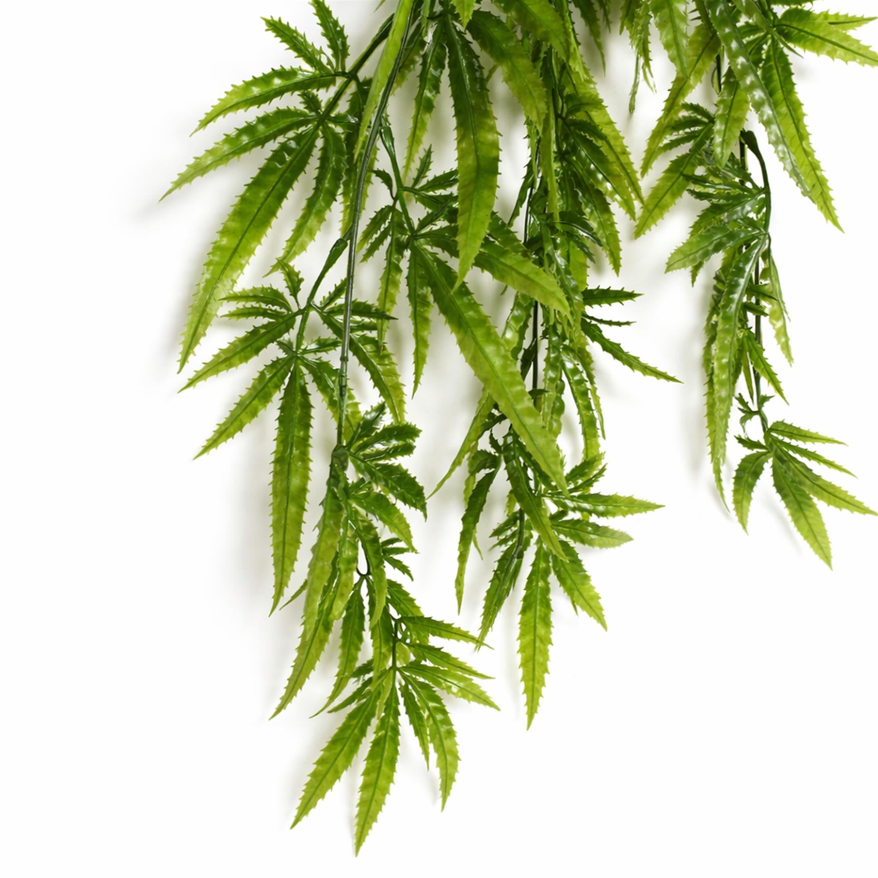 Plante artificielle de fougère tombante de 80 cm, guirlande de verdure artificielle à suspendre