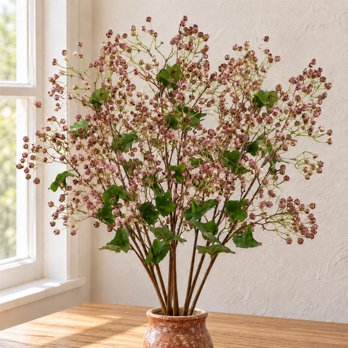 86cm Artificial Daphne Berry Spray