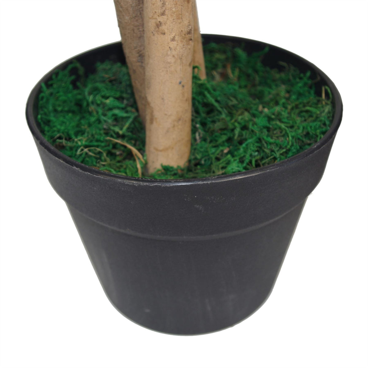 80cm Large Artificial Mango Tree with Metal Planter – image 3