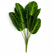 65cm Künstliche Dieffenbachia-Stielpflanze, große künstliche grüne Blattanordnung