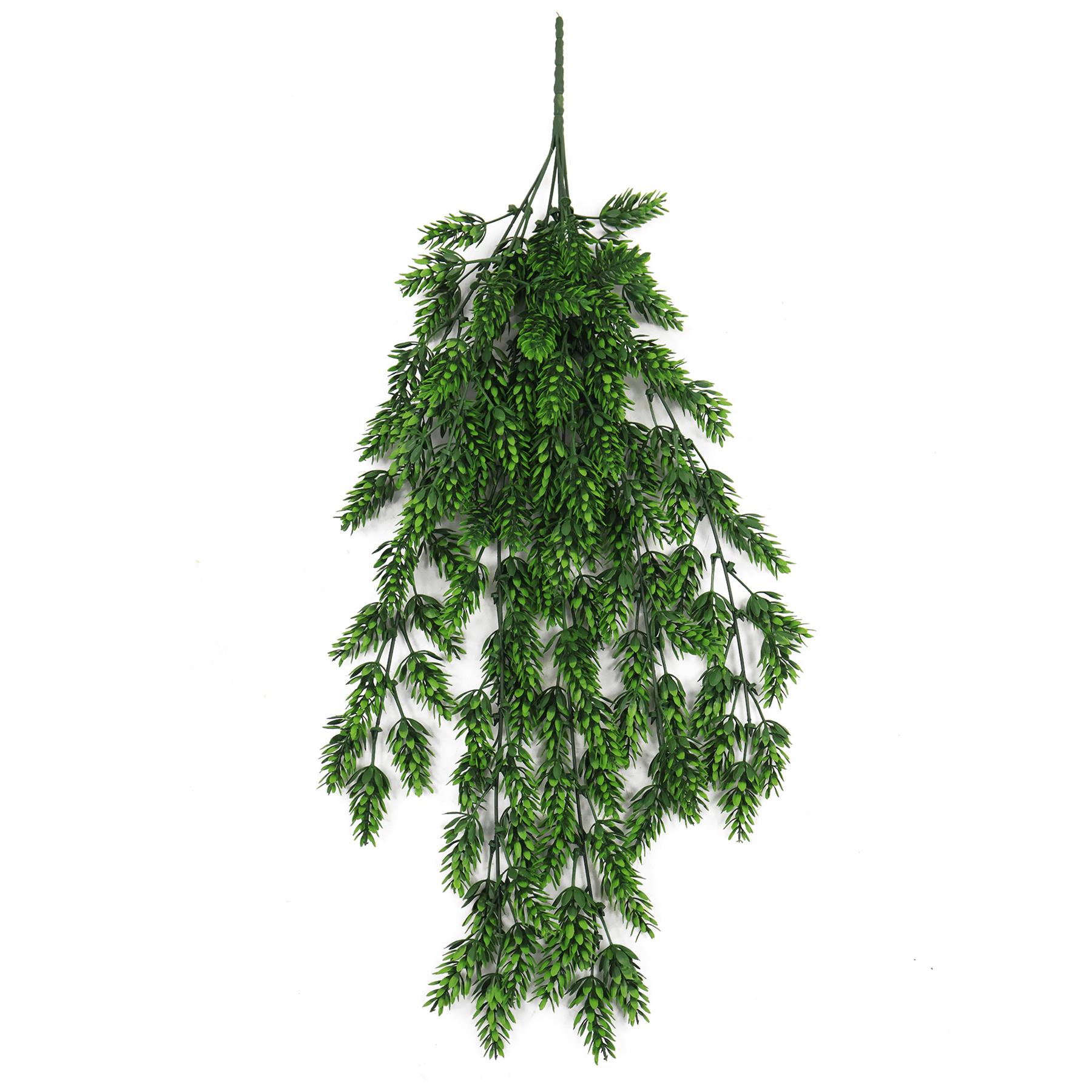 Hanging UV and Fire Resistant Artificial Clustered Fern Plant 128cm