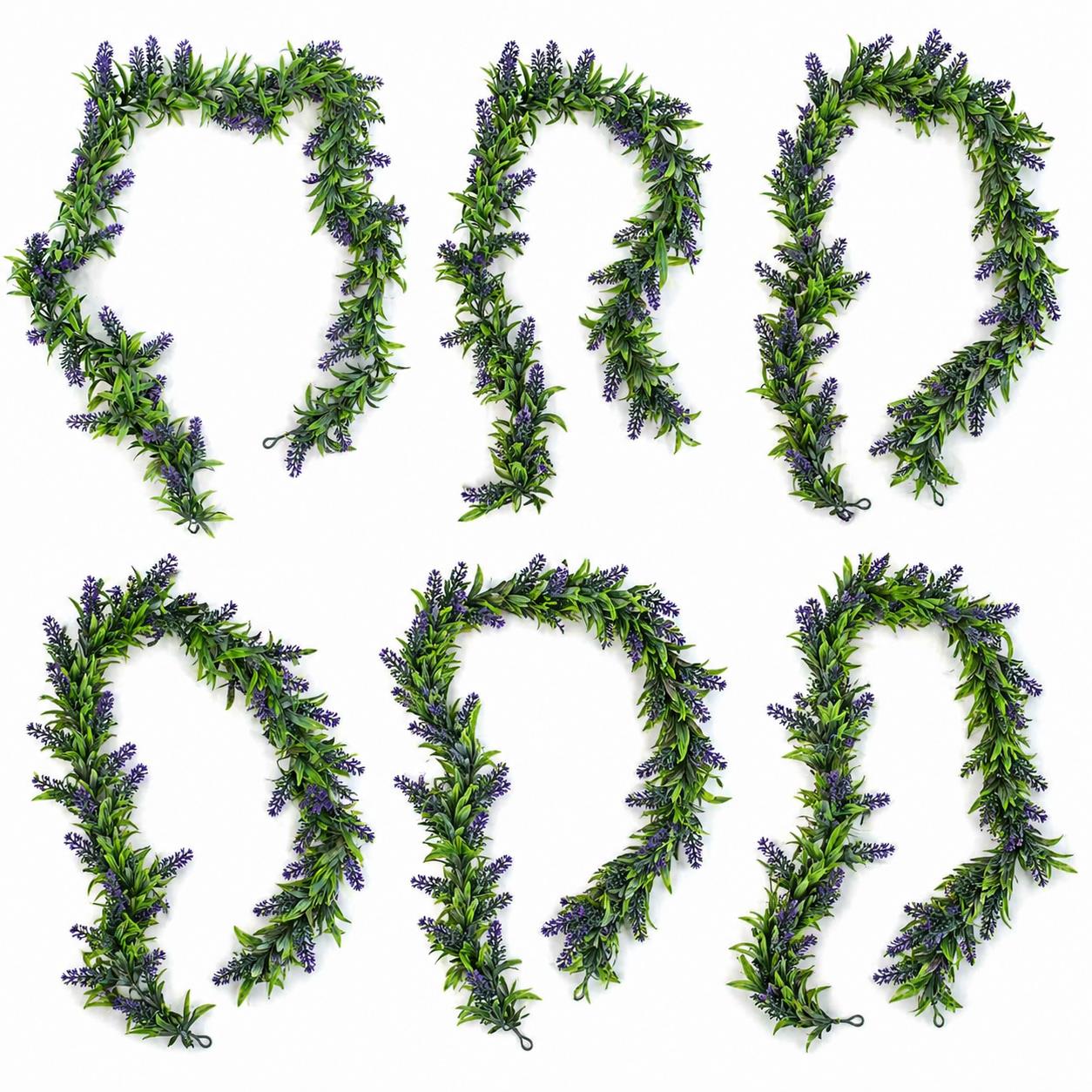 140cm Artificial Lavender Greenery Garland Hanging Decoration