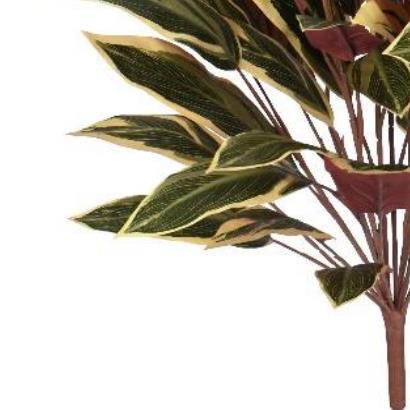 90cm Fire Retardant Caladium Bush 49 Leaves