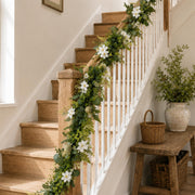 155cm Artificial White Spring Flower Garland