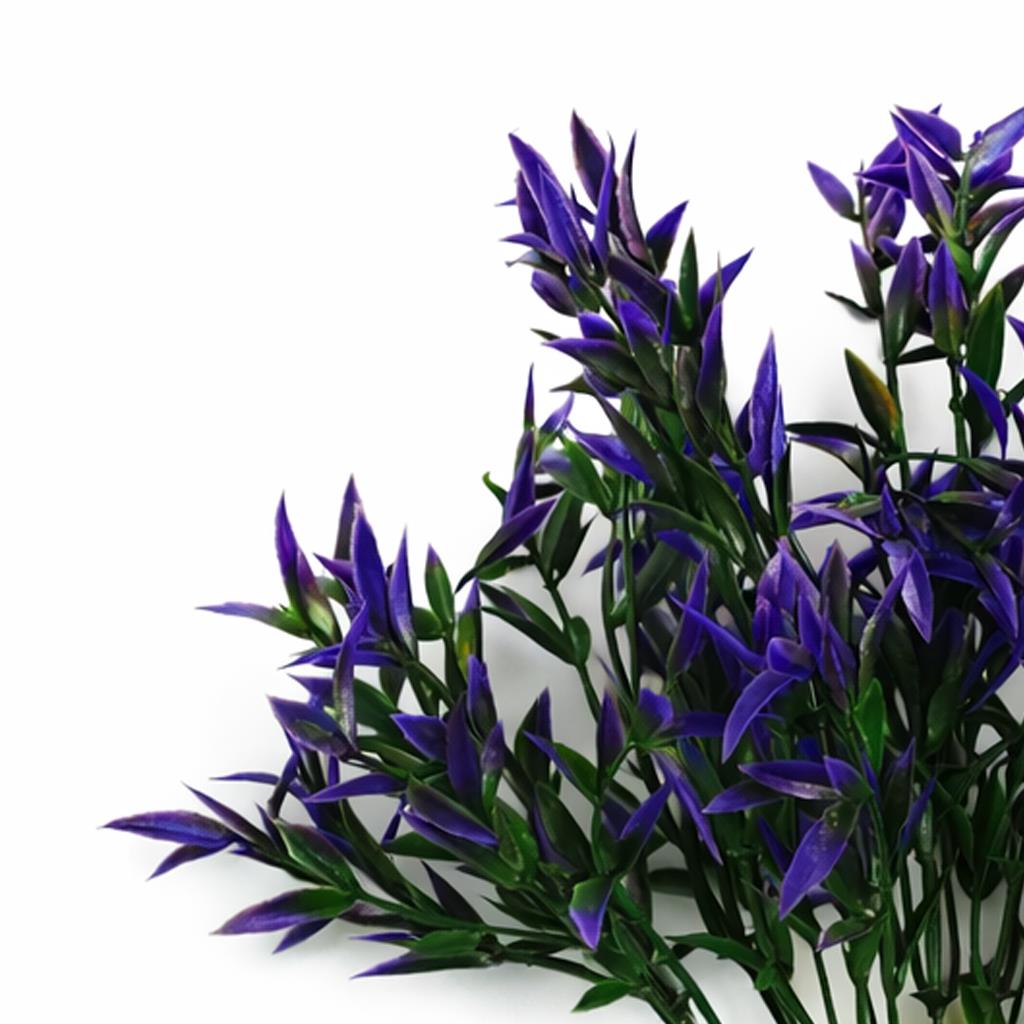 34cm Künstlicher Lavendel Stiel Pflanze Kunstblumen Füllmaterial