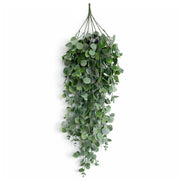 75cm Artificial Trailing Round Leaf Hanging Foliage Plant - Soft Eucalyptus Green - Single Plant