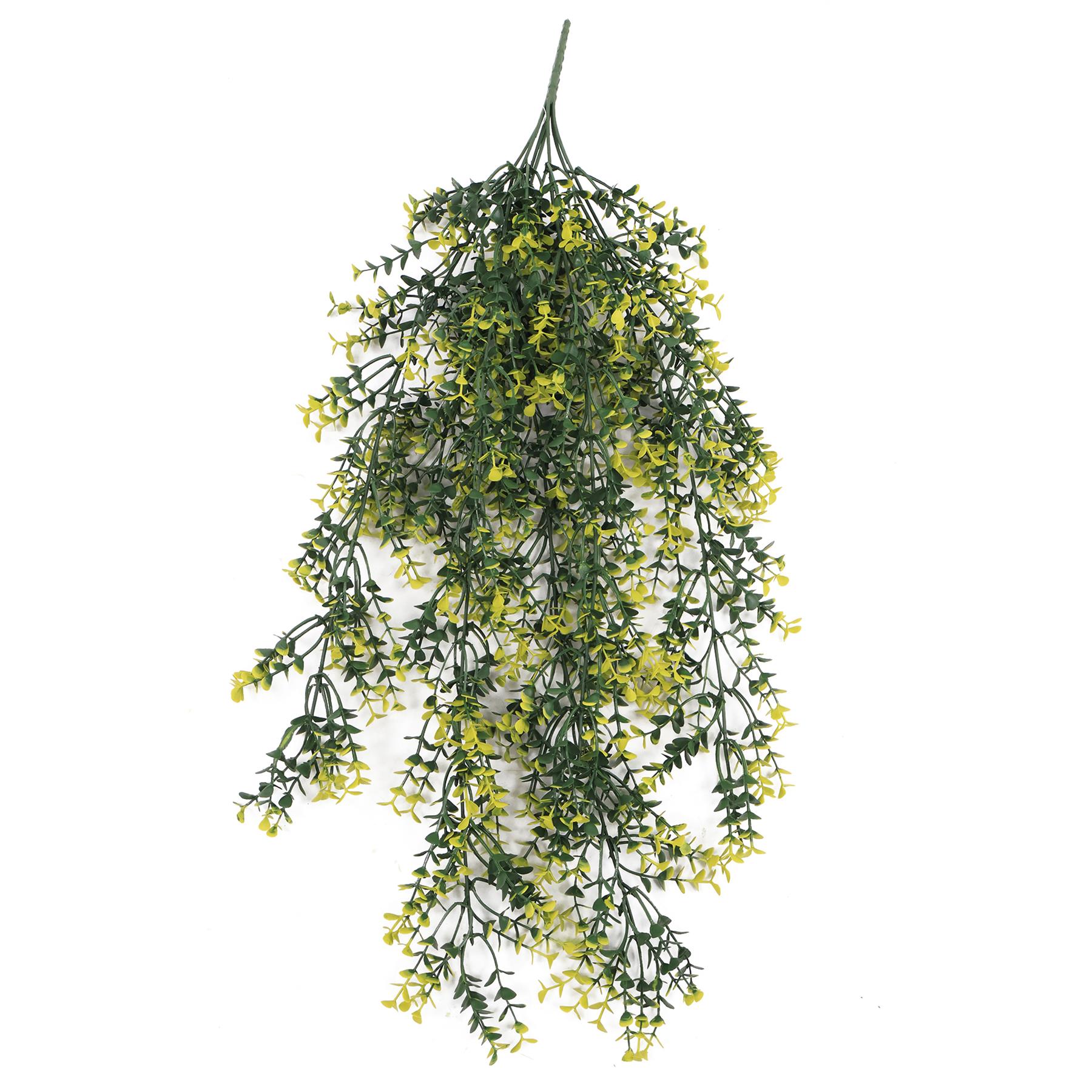Hanging UV and Fire Resistant Artificial Variegated Plant 76cm