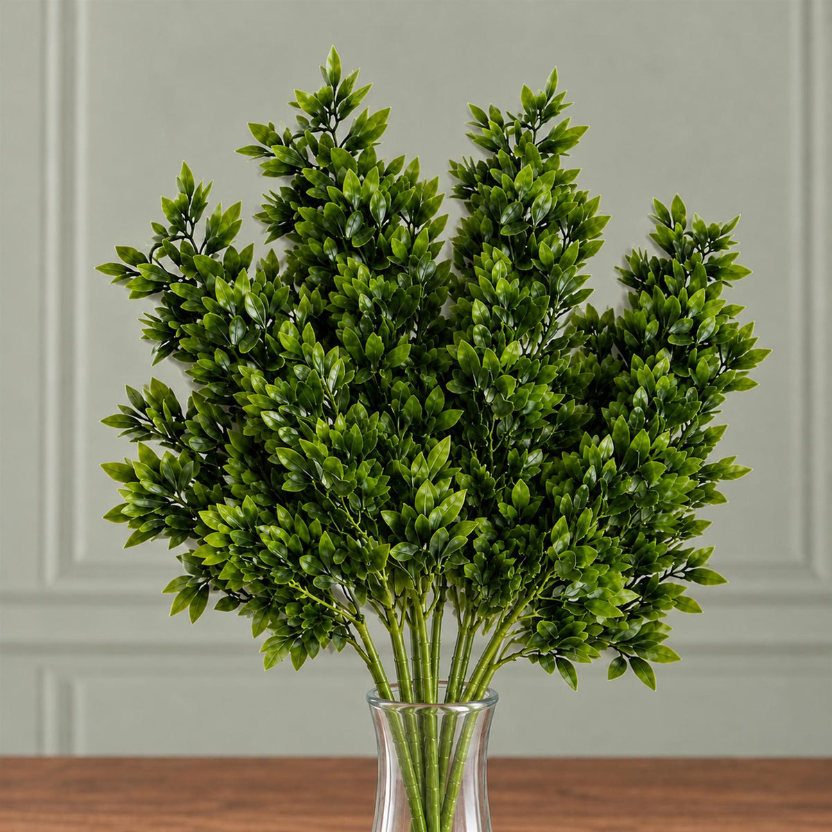 75cm Artificial Boxwood Leaf Bush Stem