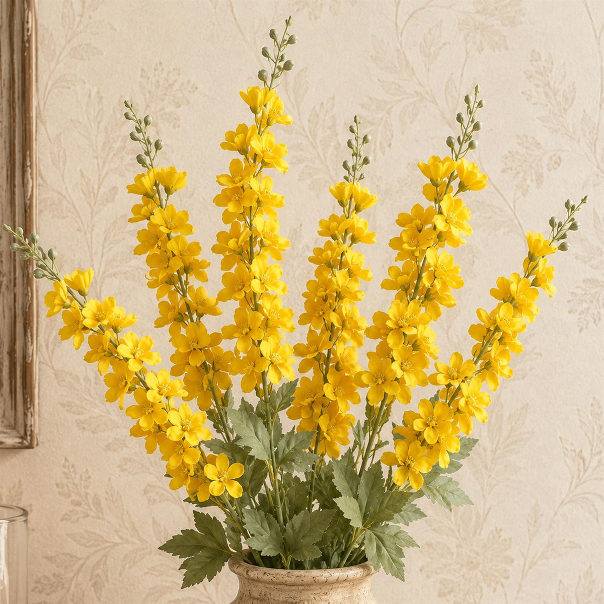 85cm Artificial Larkspur Flower Stem