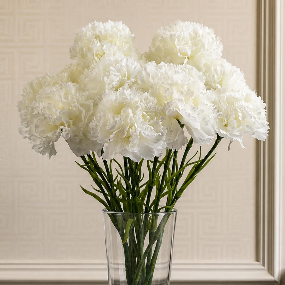 57cm Artificial Carnation Flower Stem