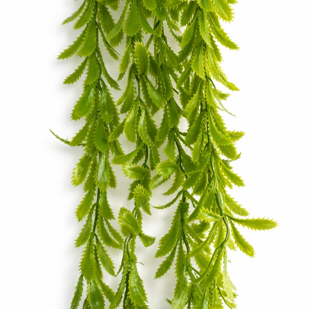 Plante artificielle suspendue style fougère tombante, 80 cm, fausse plante verte à suspendre