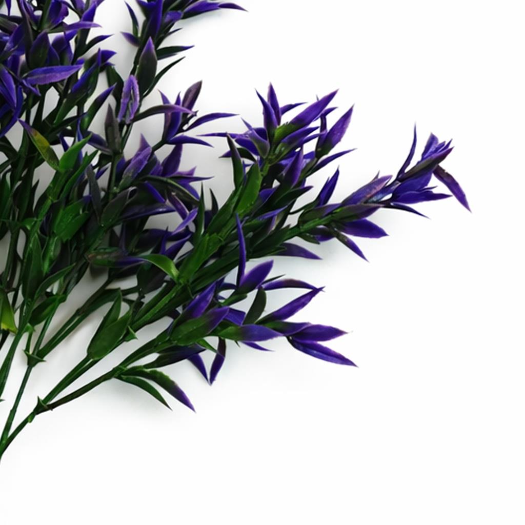 34cm Künstlicher Lavendel Stiel Pflanze Kunstblumen Füllmaterial