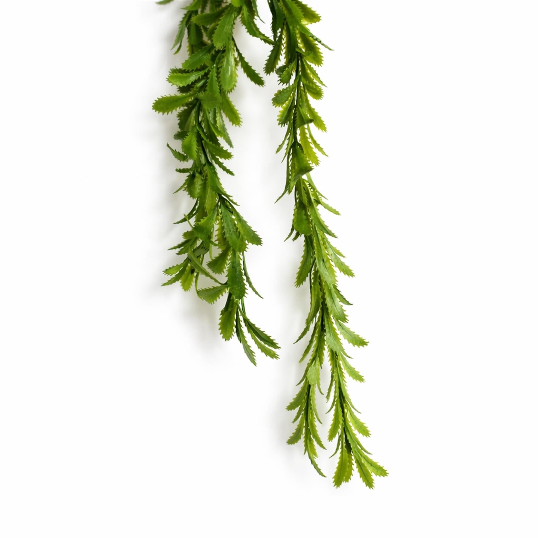 Plante artificielle suspendue style fougère tombante, 80 cm, fausse plante verte à suspendre
