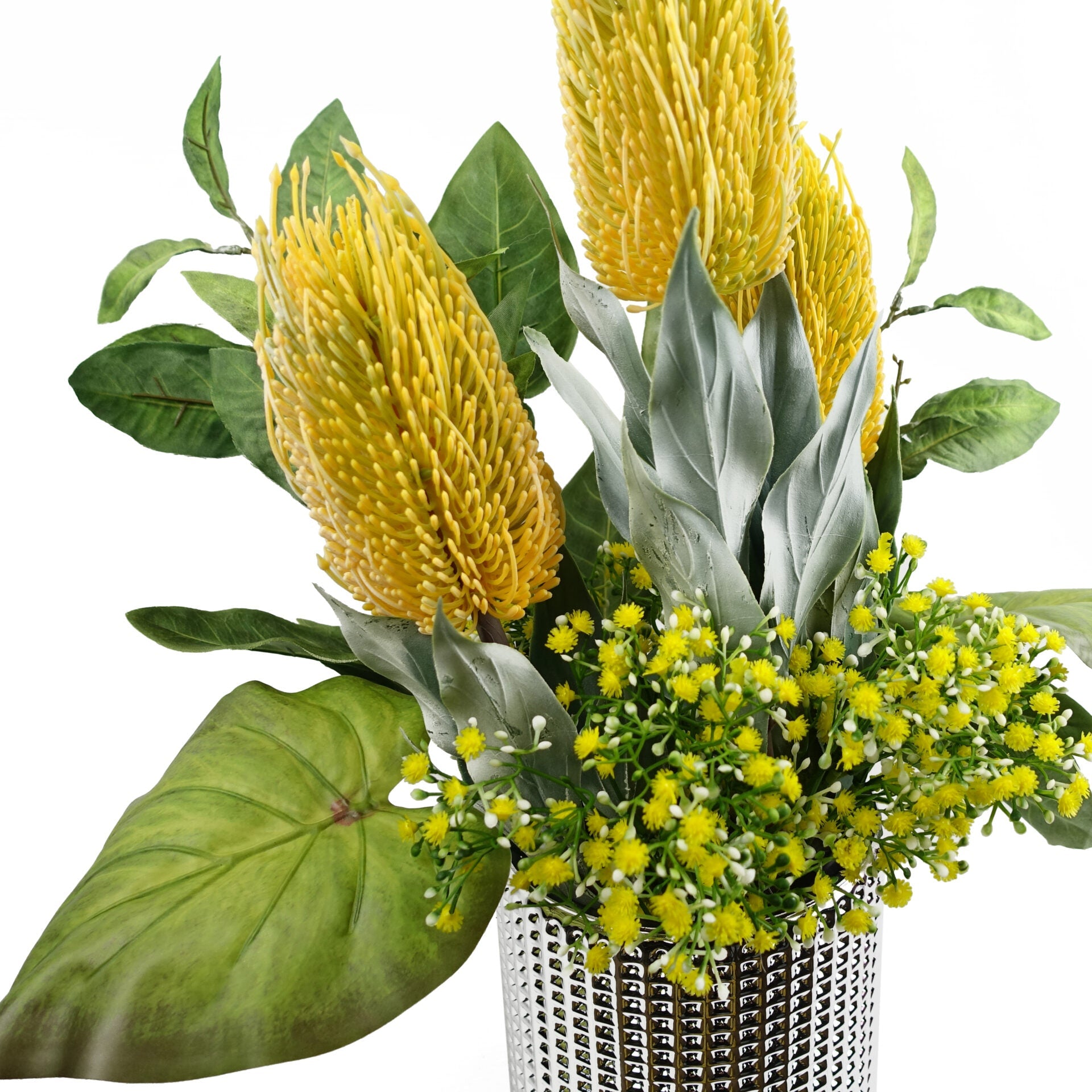 75cm Banksia Menziesii Faux Flower Stem Artificial