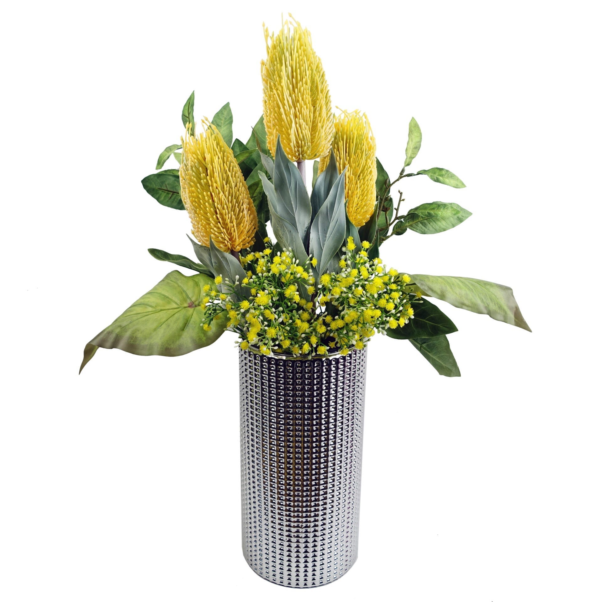 75cm Banksia Menziesii Faux Flower Stem Artificial