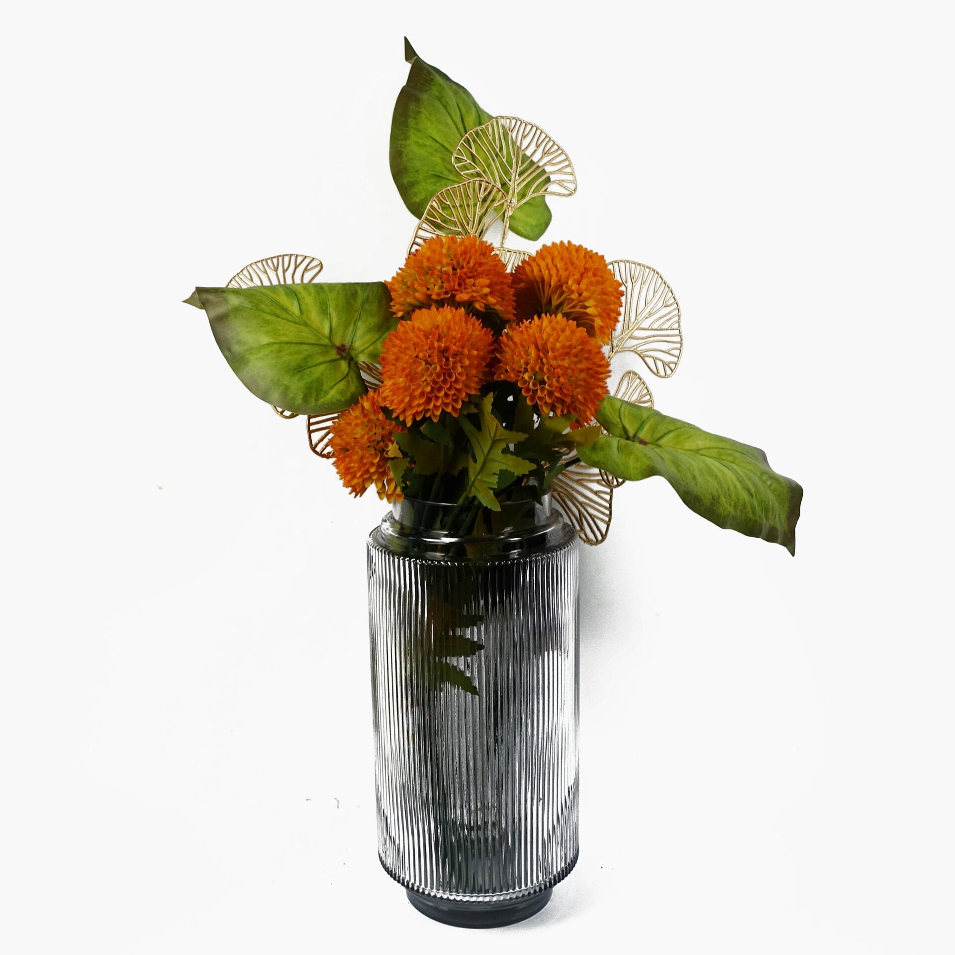 70cm Large Ball Dahlia Artificial Flower Stem Faux