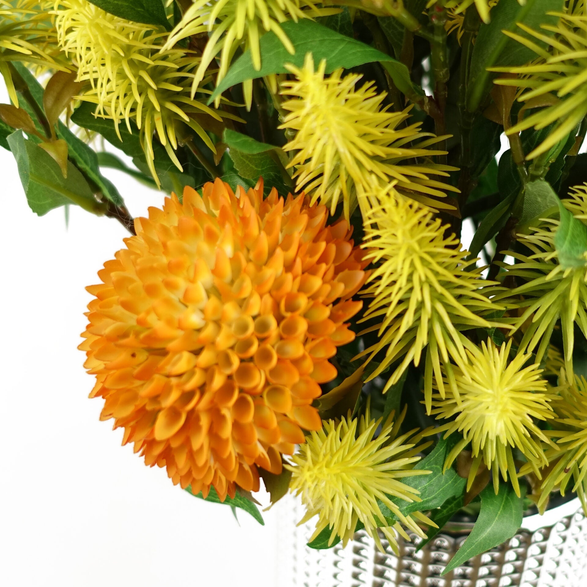 70cm Large Ball Dahlia Artificial Flower Stem Faux
