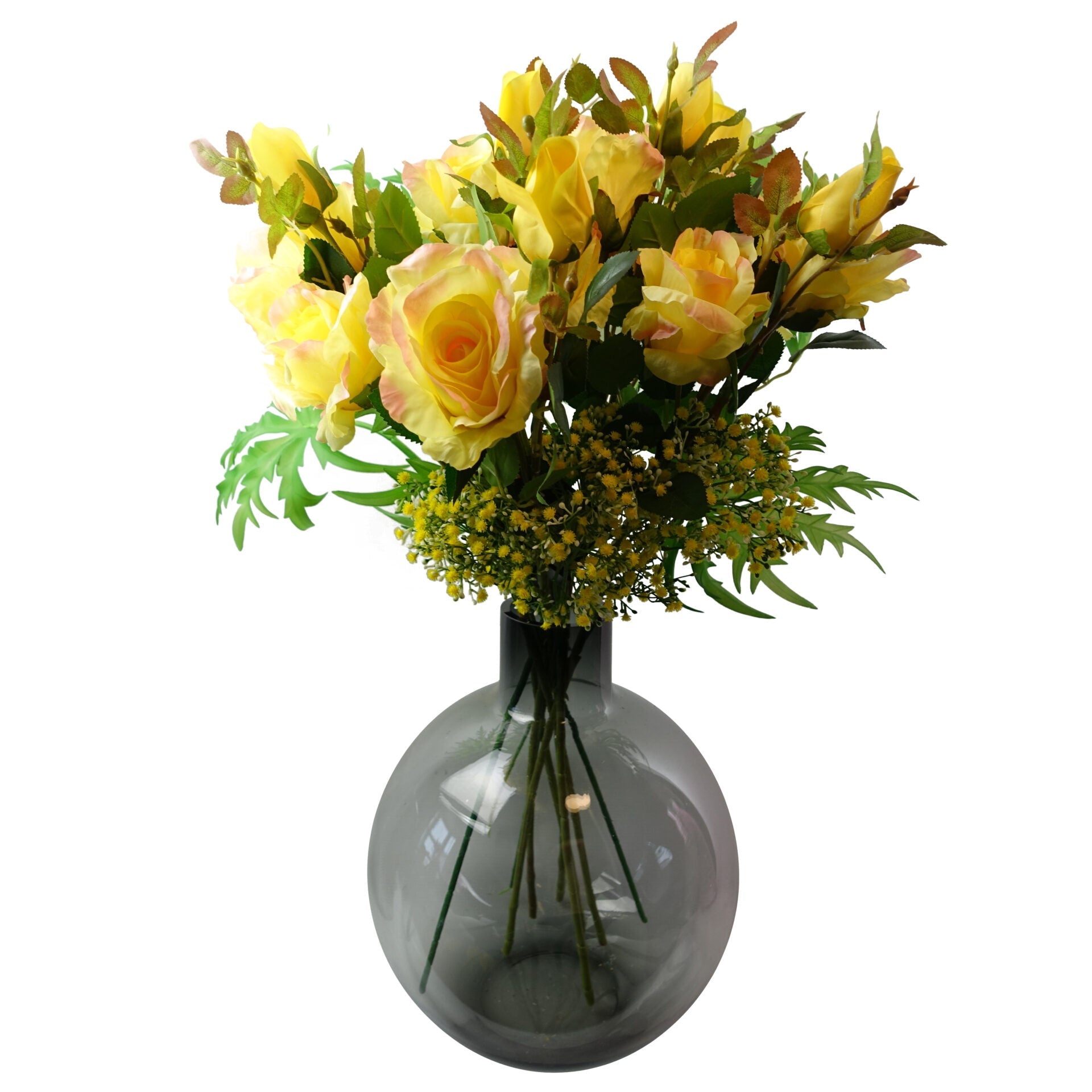 Realistic Artificial Rose Flower Stems
