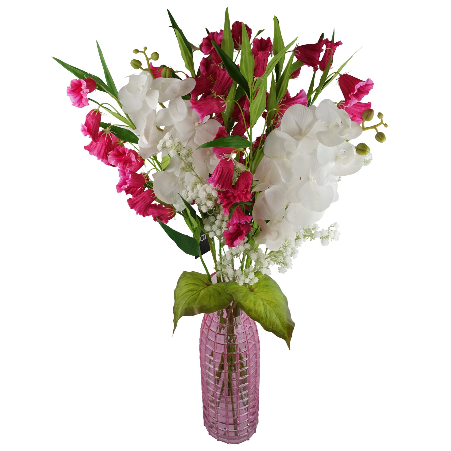 100cm Trumpet Artificial Flower Stem Fuchsia Faux