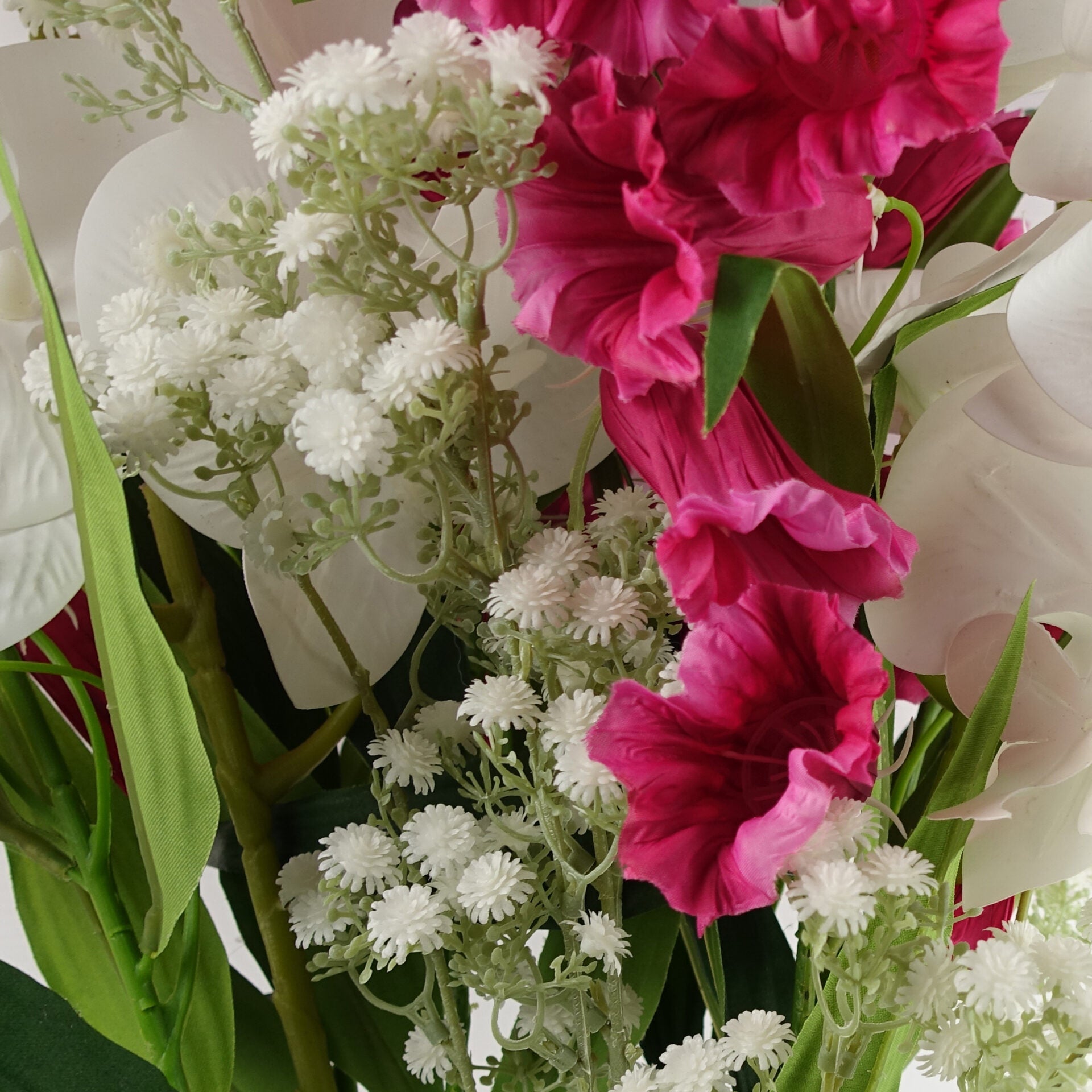 100cm Trumpet Artificial Flower Stem Fuchsia Faux