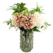 55cm Künstliche Chrysantheme Glas Retro Vase