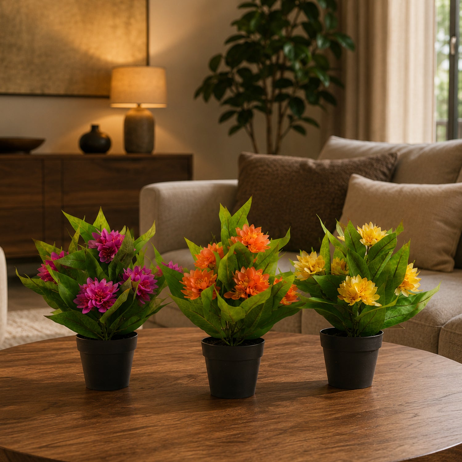 18cm Artificial Freesia Flowering Plant – image 21