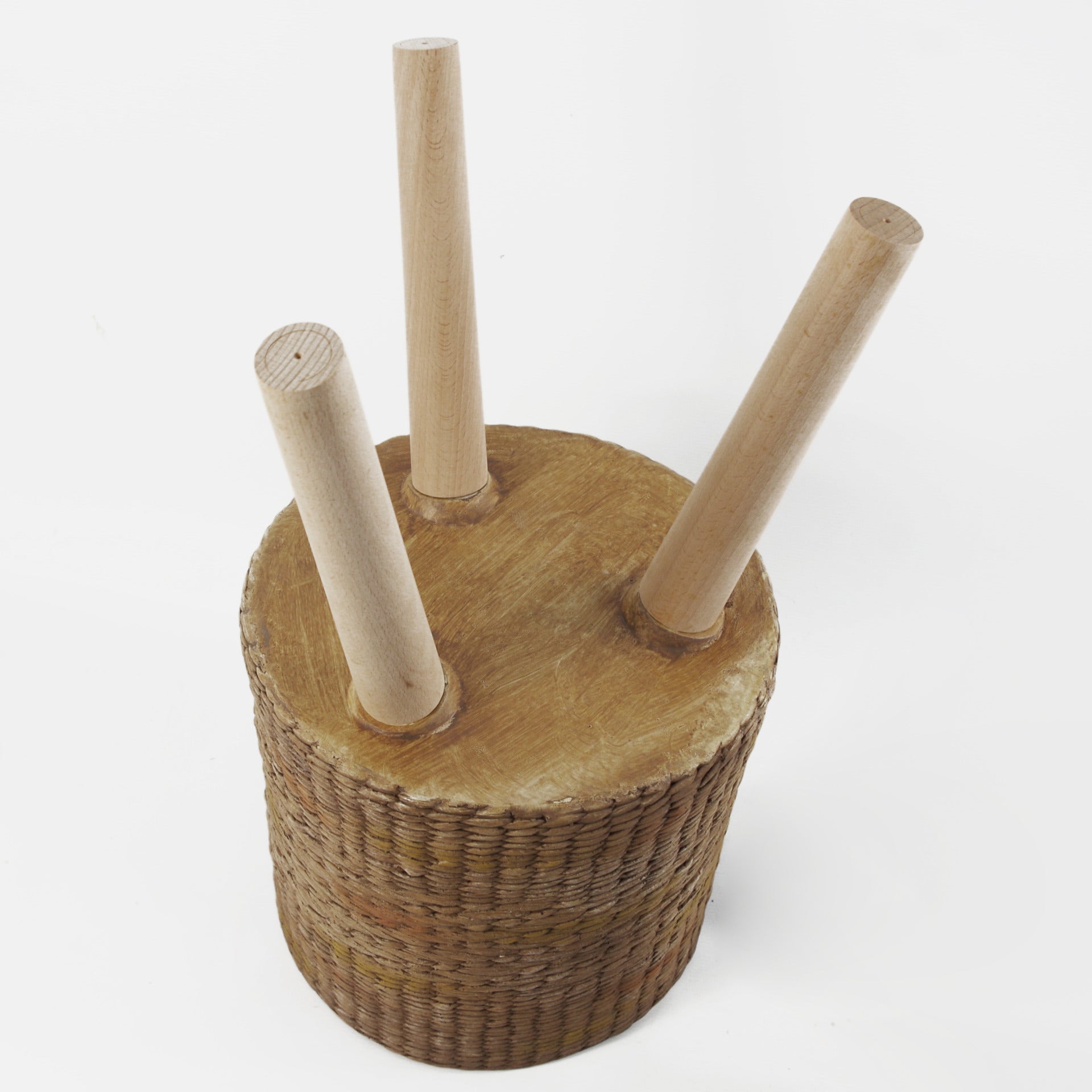 54cm x 30cm Rattan Effect Composite Large Planter