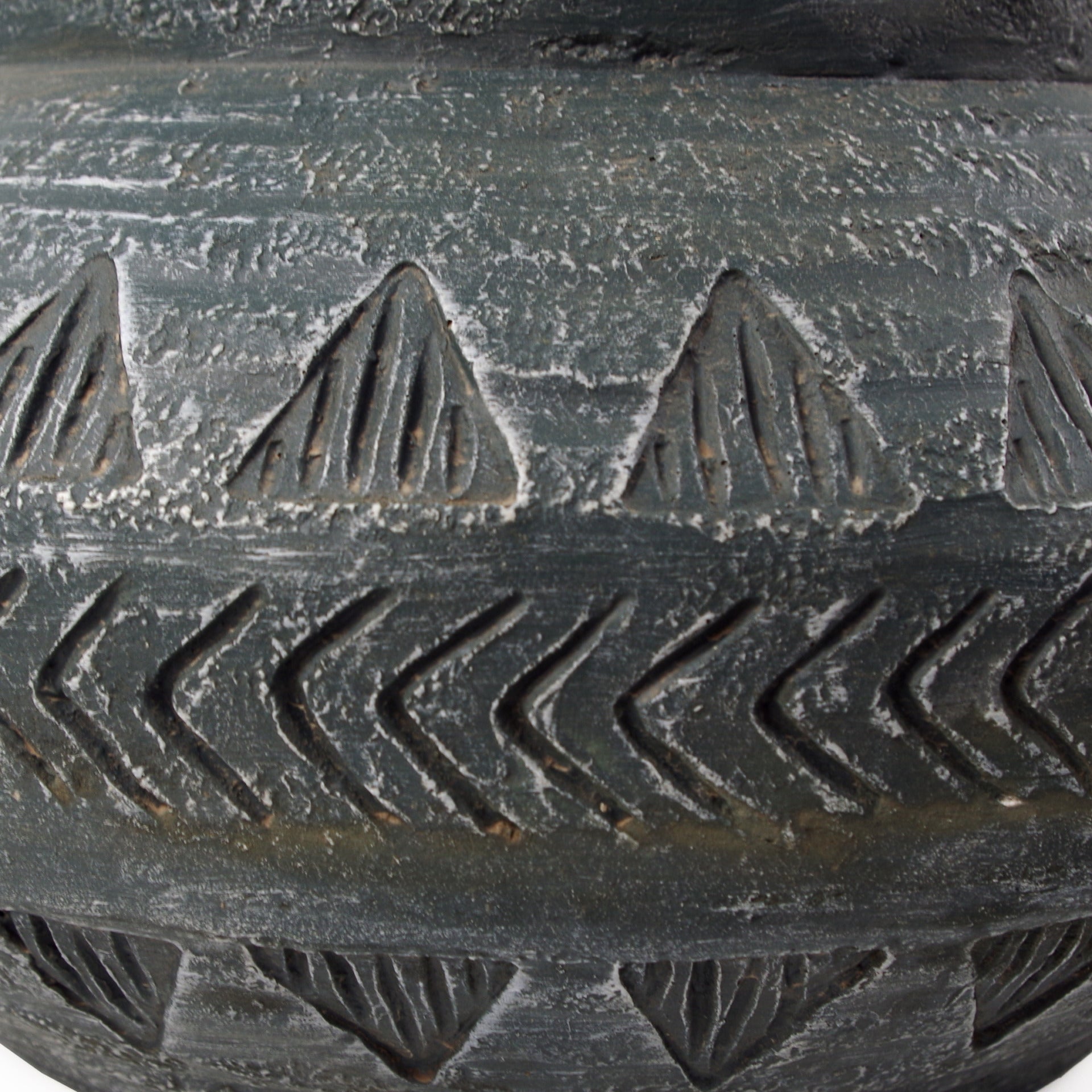 21cm x 40cm Large Grey Gliese Triangle Planter