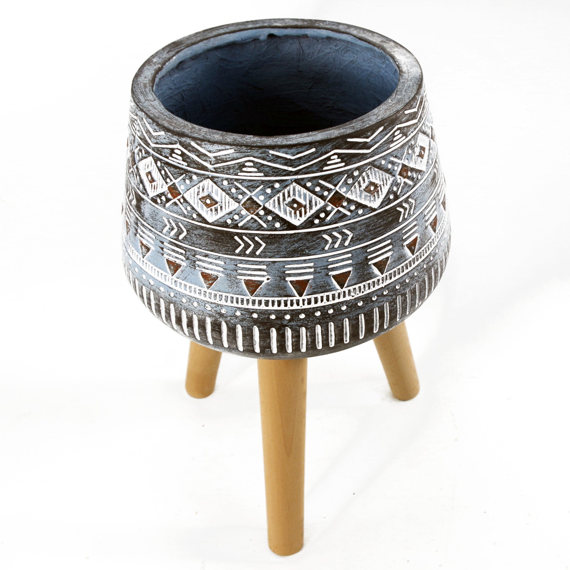 44cm x 26cm  Aztec Blue Composite  Large Planter