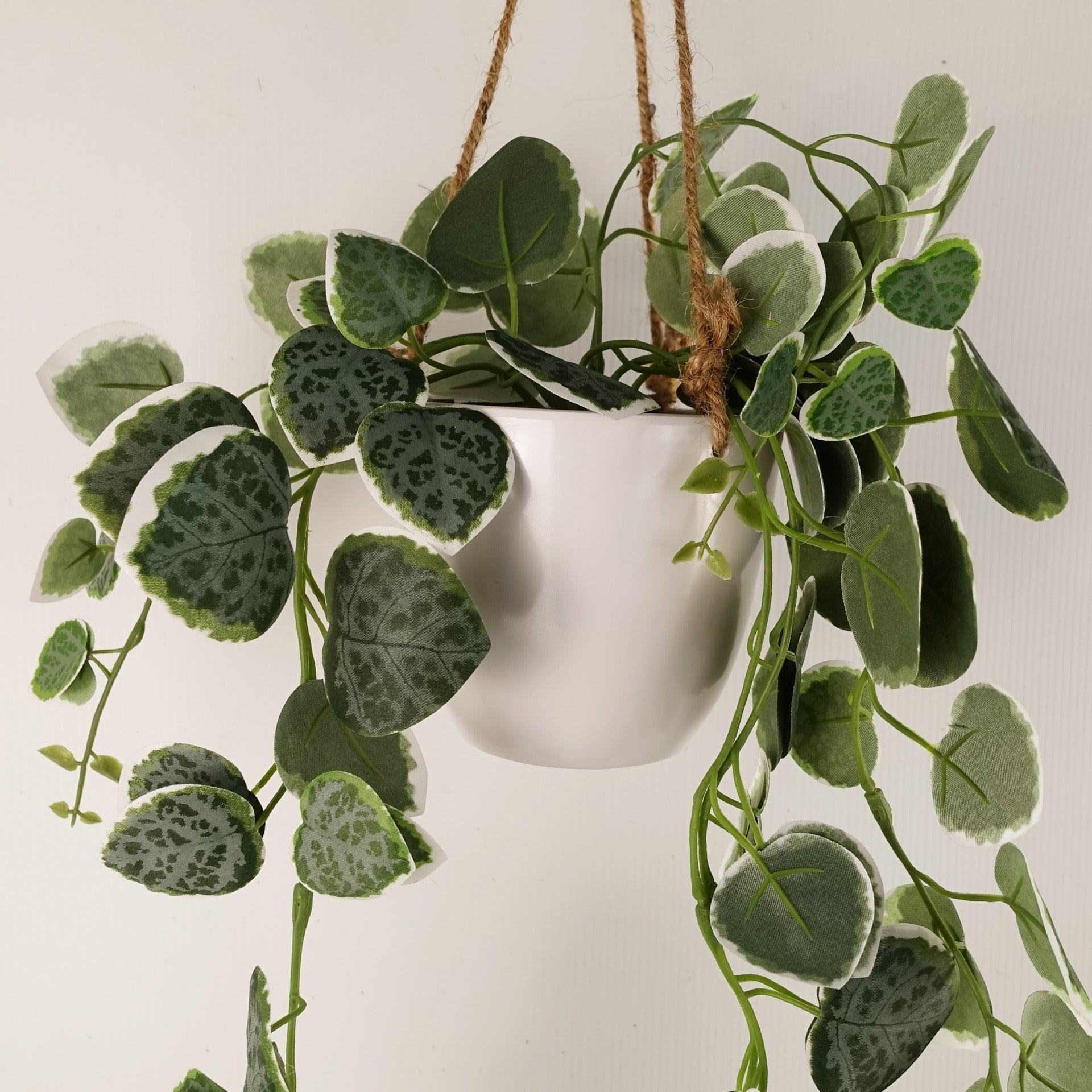 90cm Artificial Potted Hanging Trailing Plant - String of Hearts
