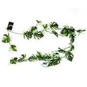 180cm Artificial Hanging Trailing Variegated Monstera Plant