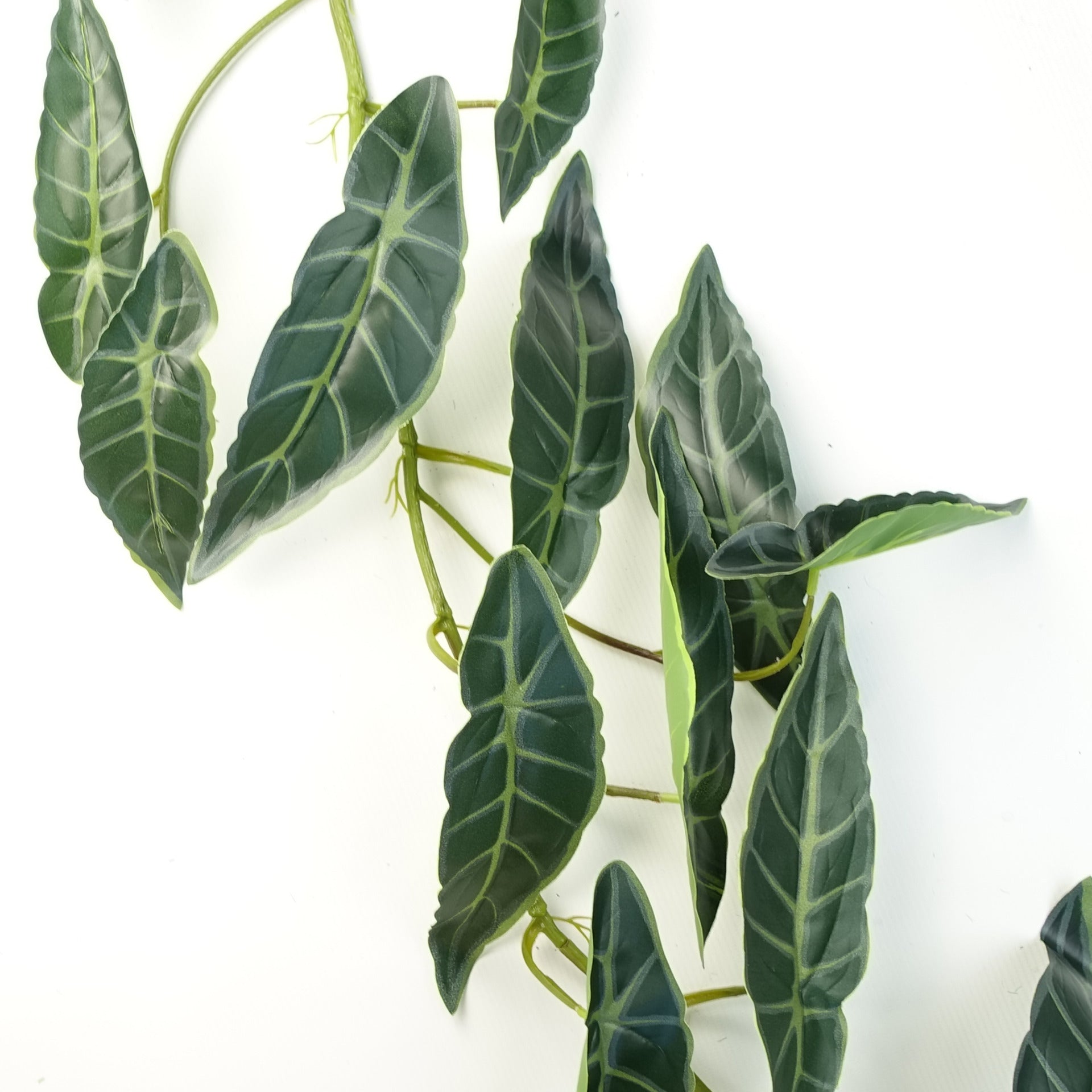 110cm Artificial Hanging Trailing Dark Green Leaf Plant
