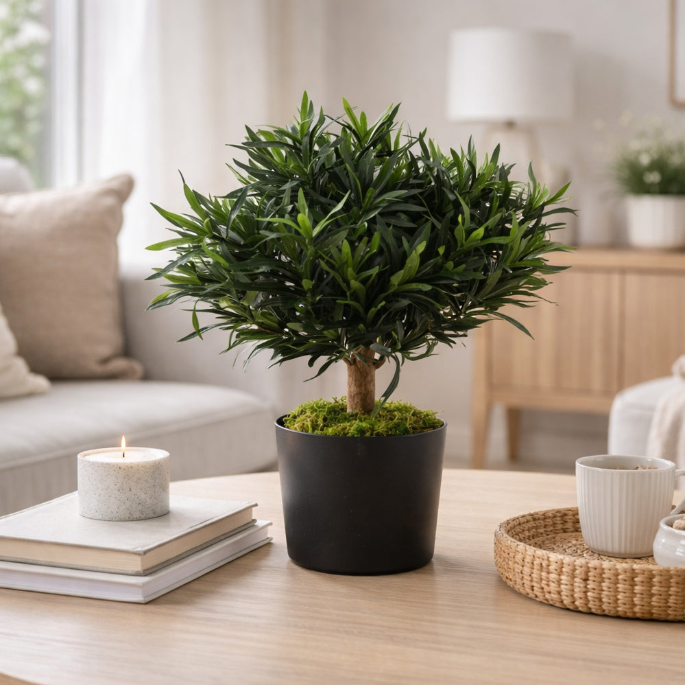 40cm Podocarpus Bush Artificial Plant