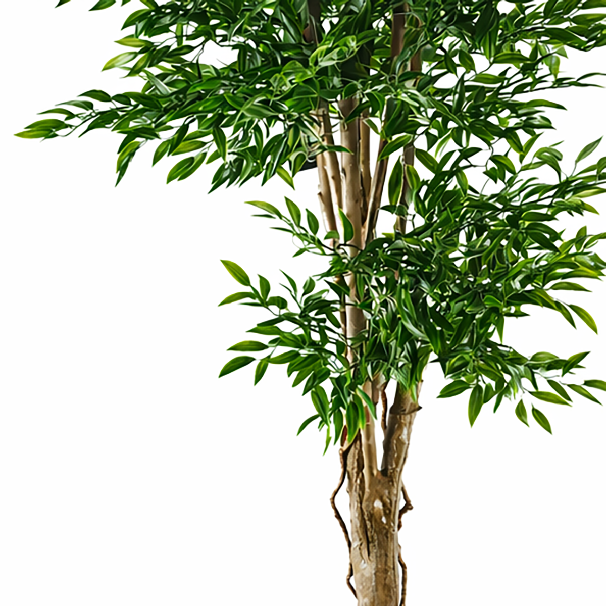 Arbre artificiel de ruscus résistant aux UV de 140 cm - 2716 feuilles