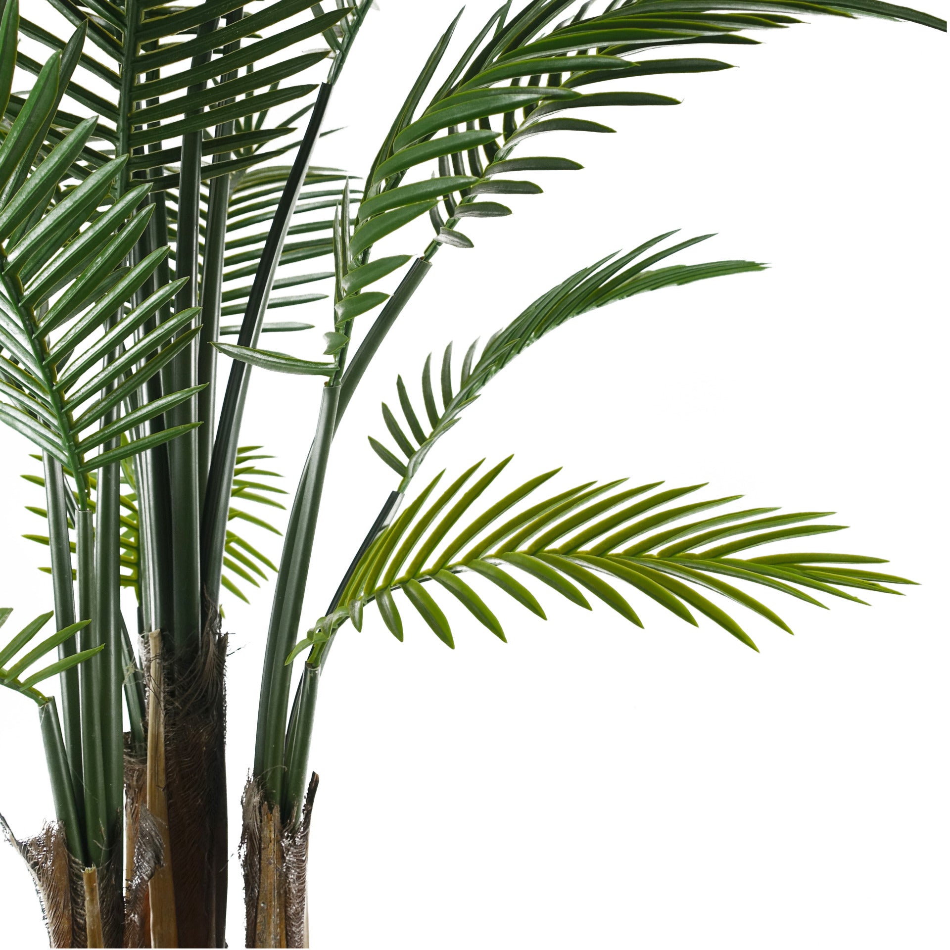 125cm UV Resistant Raphis Palm Tree with Natural Trunk