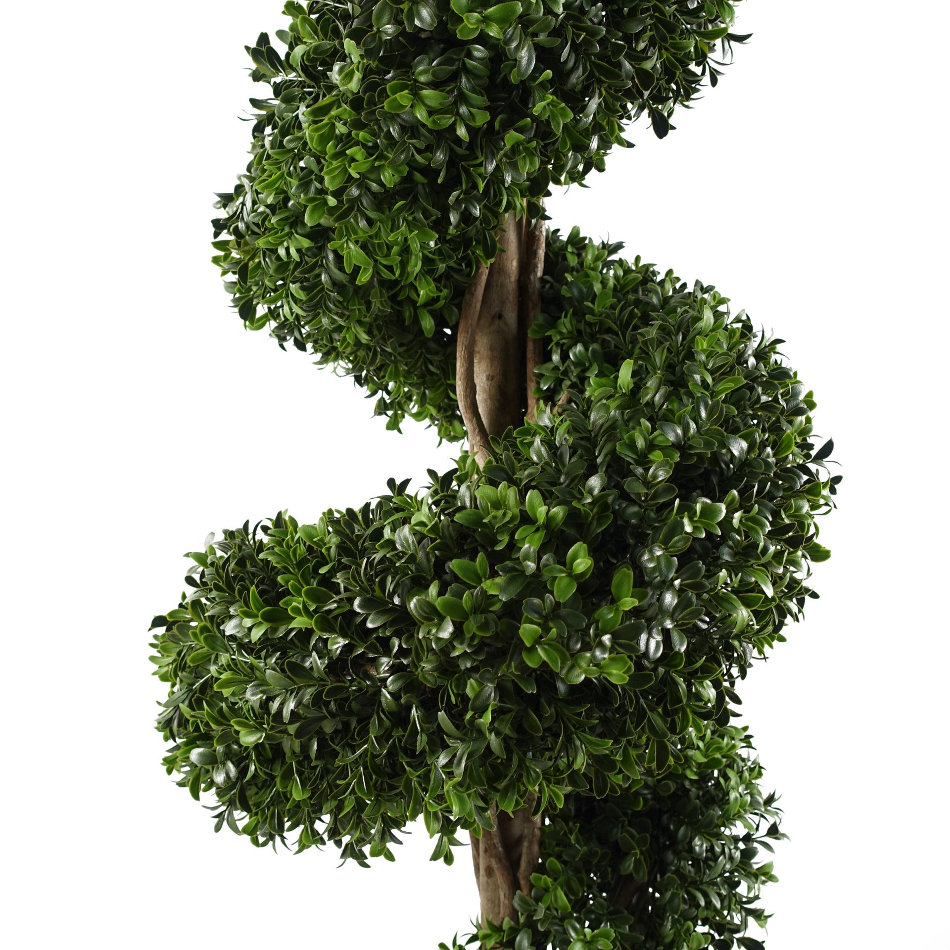 Large Spiral Buxus Artificial Topiary Tree UV Resistant Outdoor