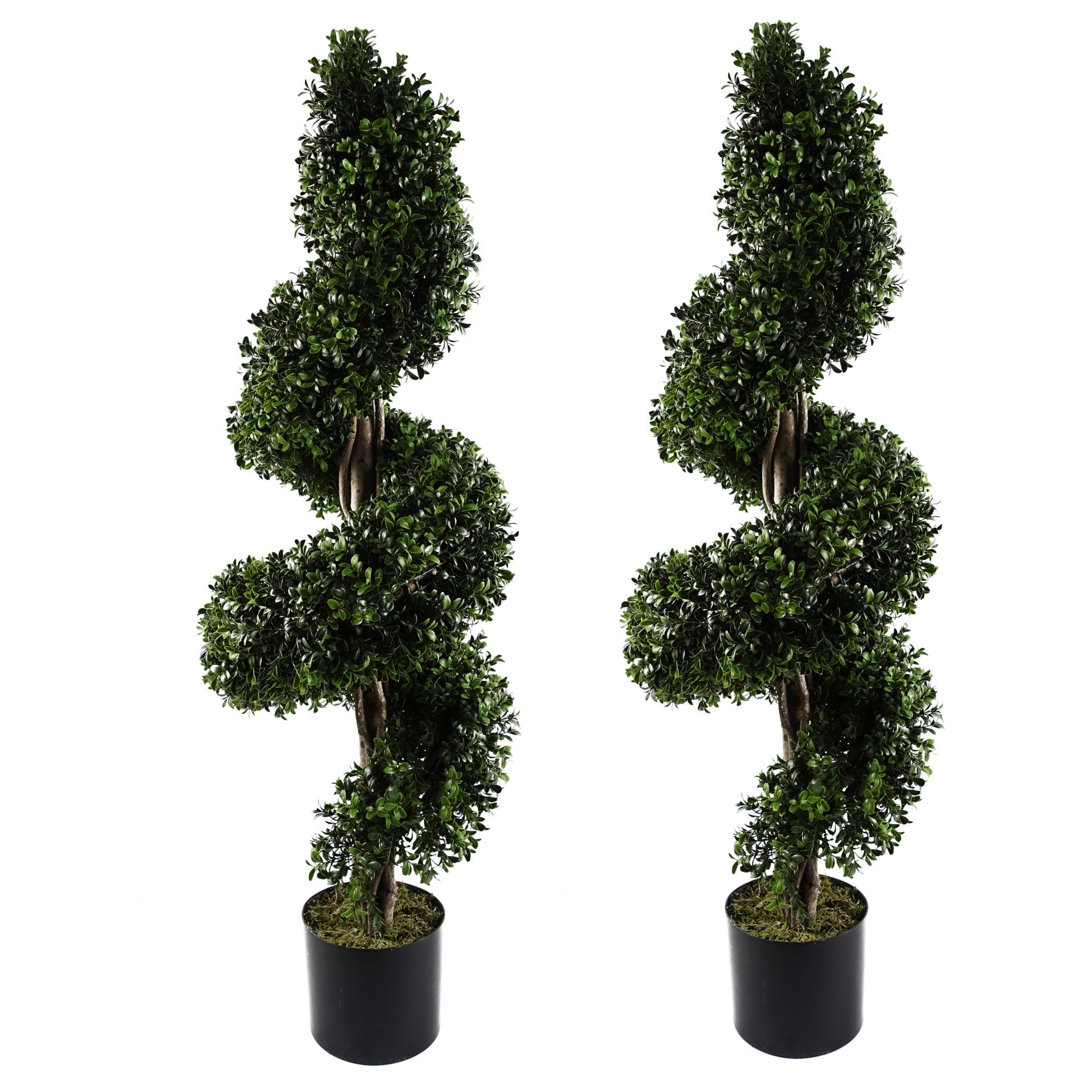 Large Spiral Buxus Artificial Topiary Tree UV Resistant Outdoor