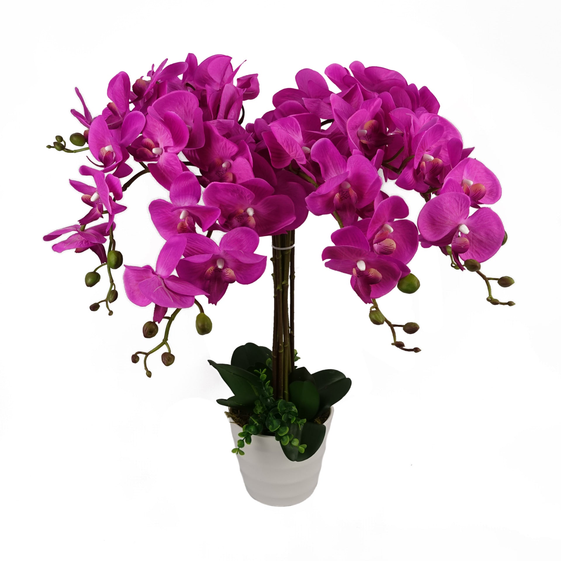 85cm Artificial Deluxe Bush Orchid