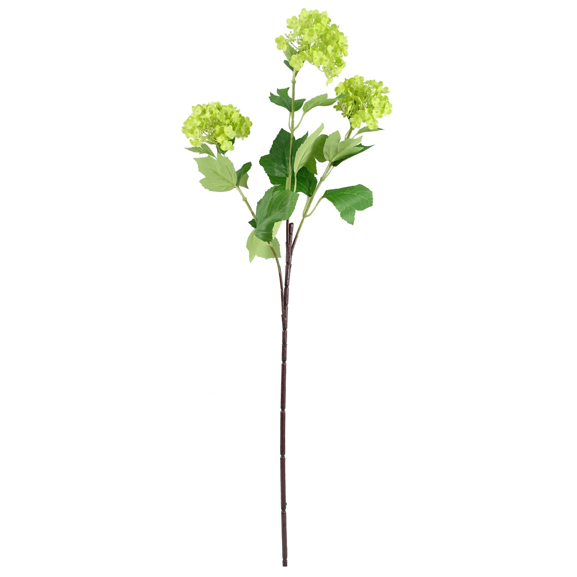 60cm künstliche Chrysanthemen-Mischung in Glas-Bubble-Vase
