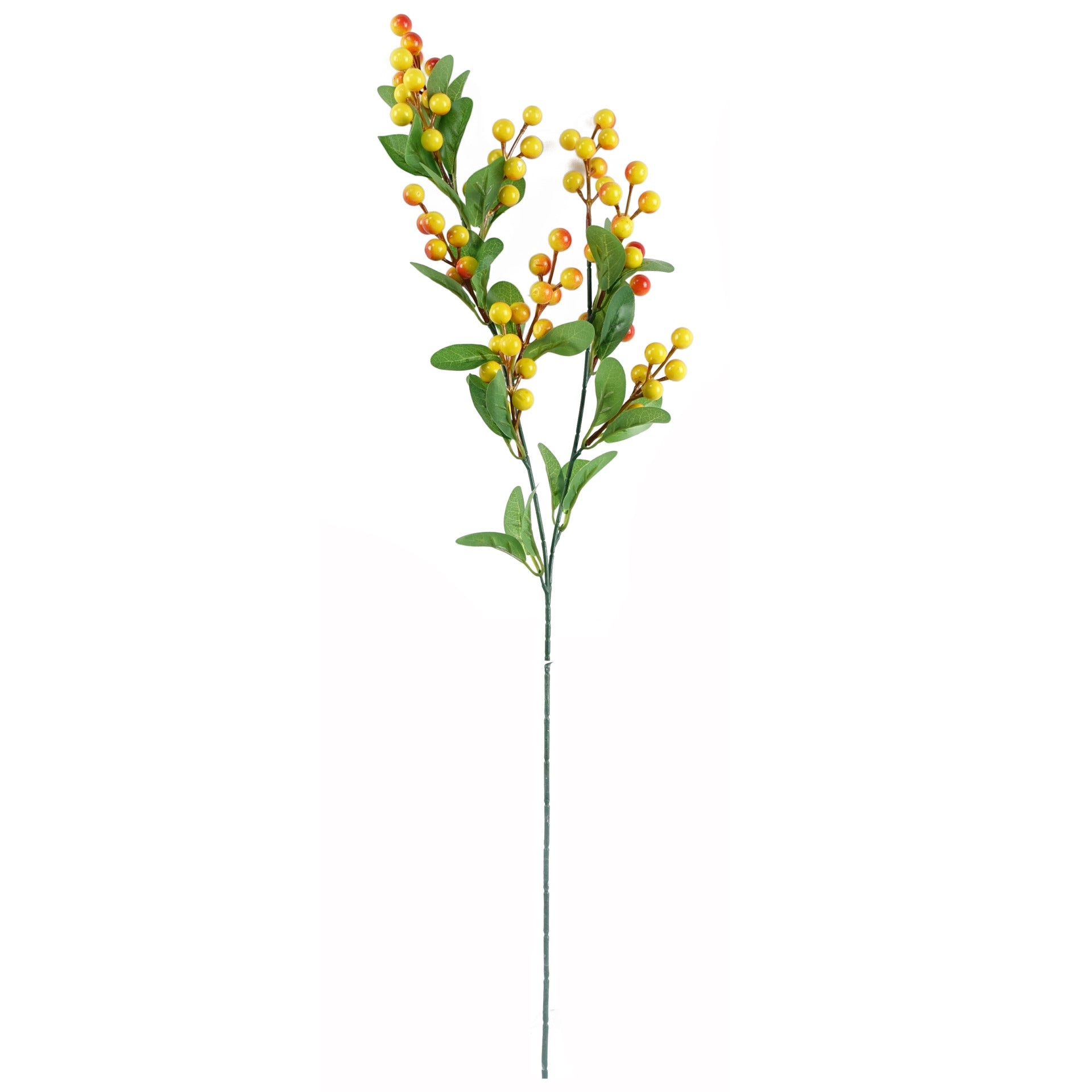70cm Künstliche rote Chrysanthemen-Glaskugelvase