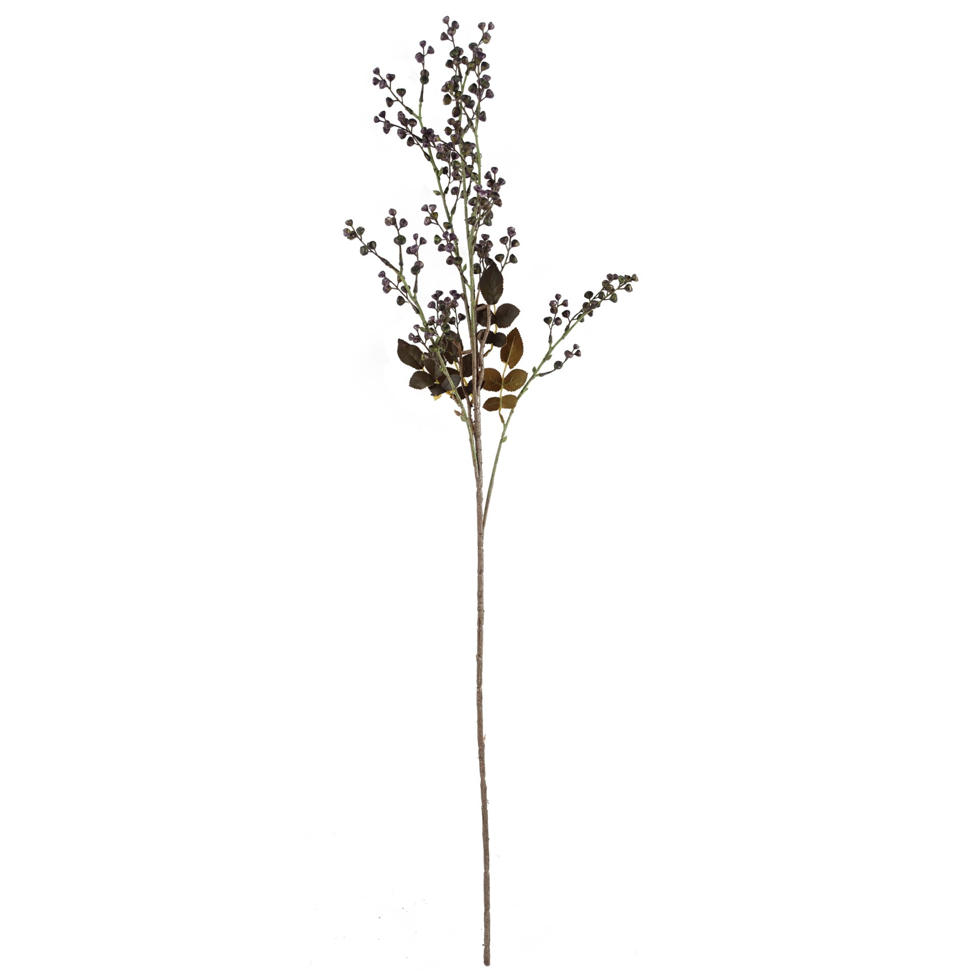 65cm künstliches orange-schwarzes Blumenarrangement Glasvase