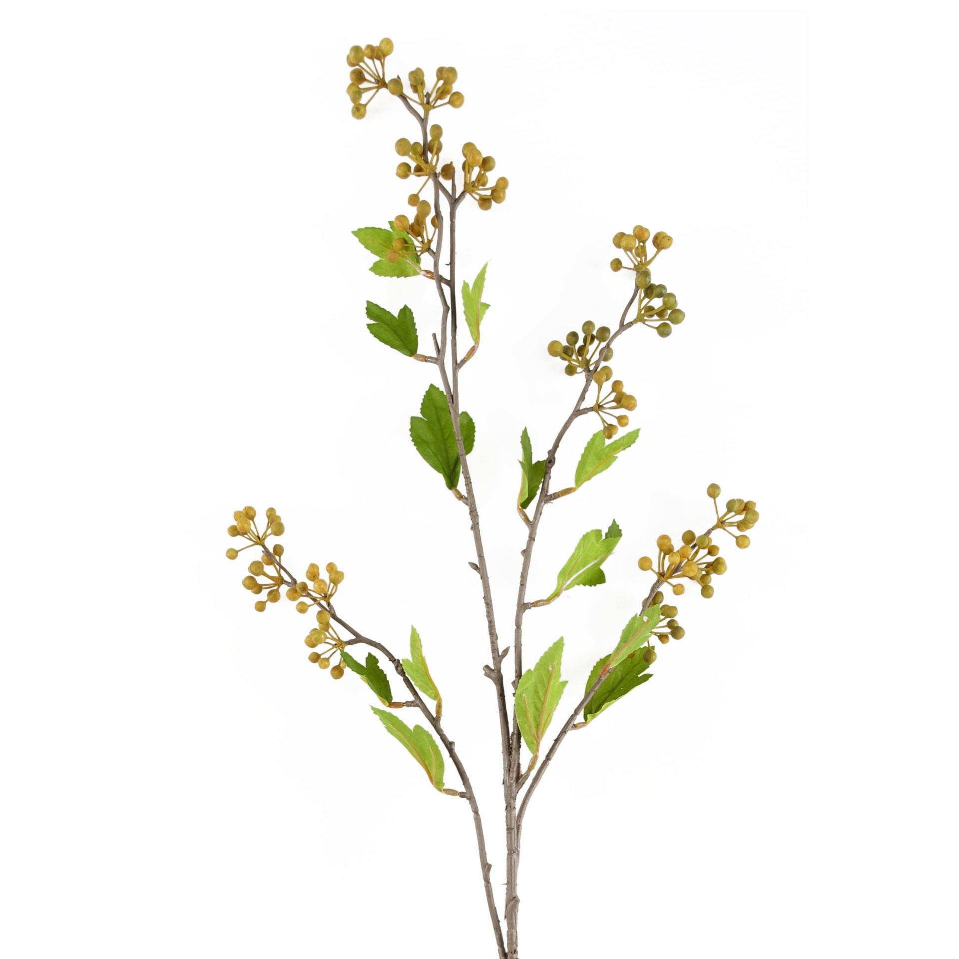 90cm Artificial Yellow Berry Stem