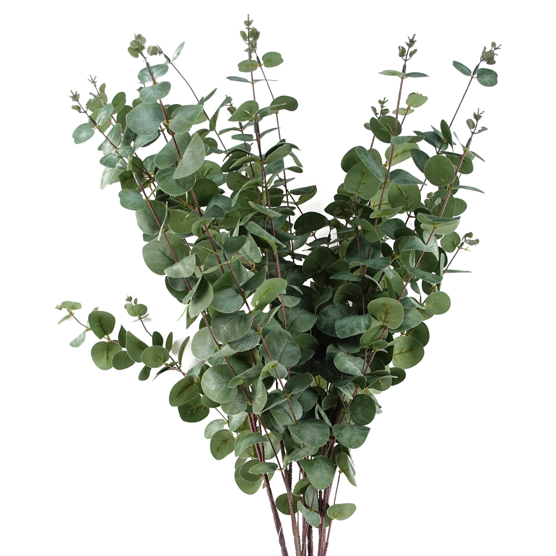 Faux Artificial Eucalyptus Foliage Stems