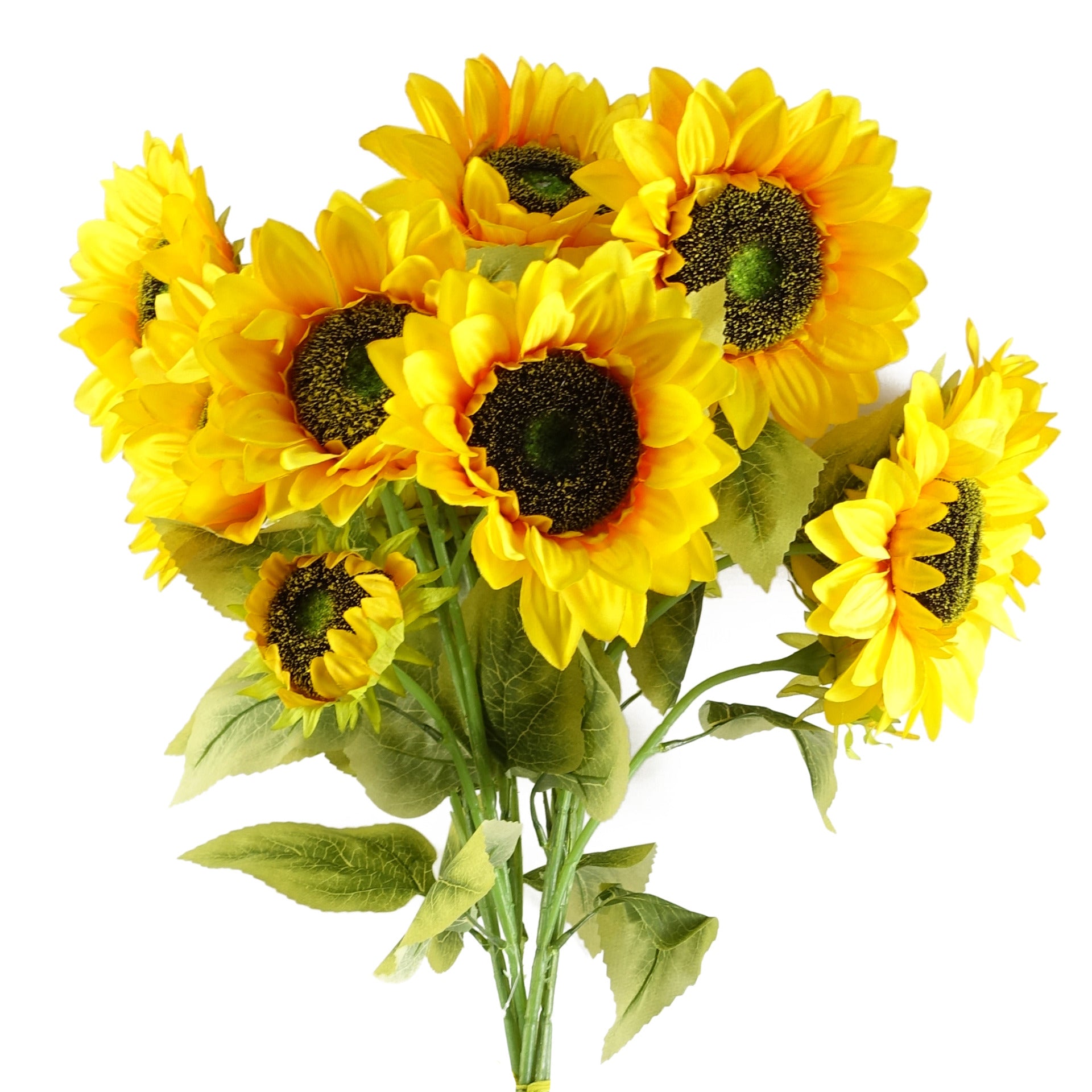 88cm Faux Artificial Sunflower with 3 heads