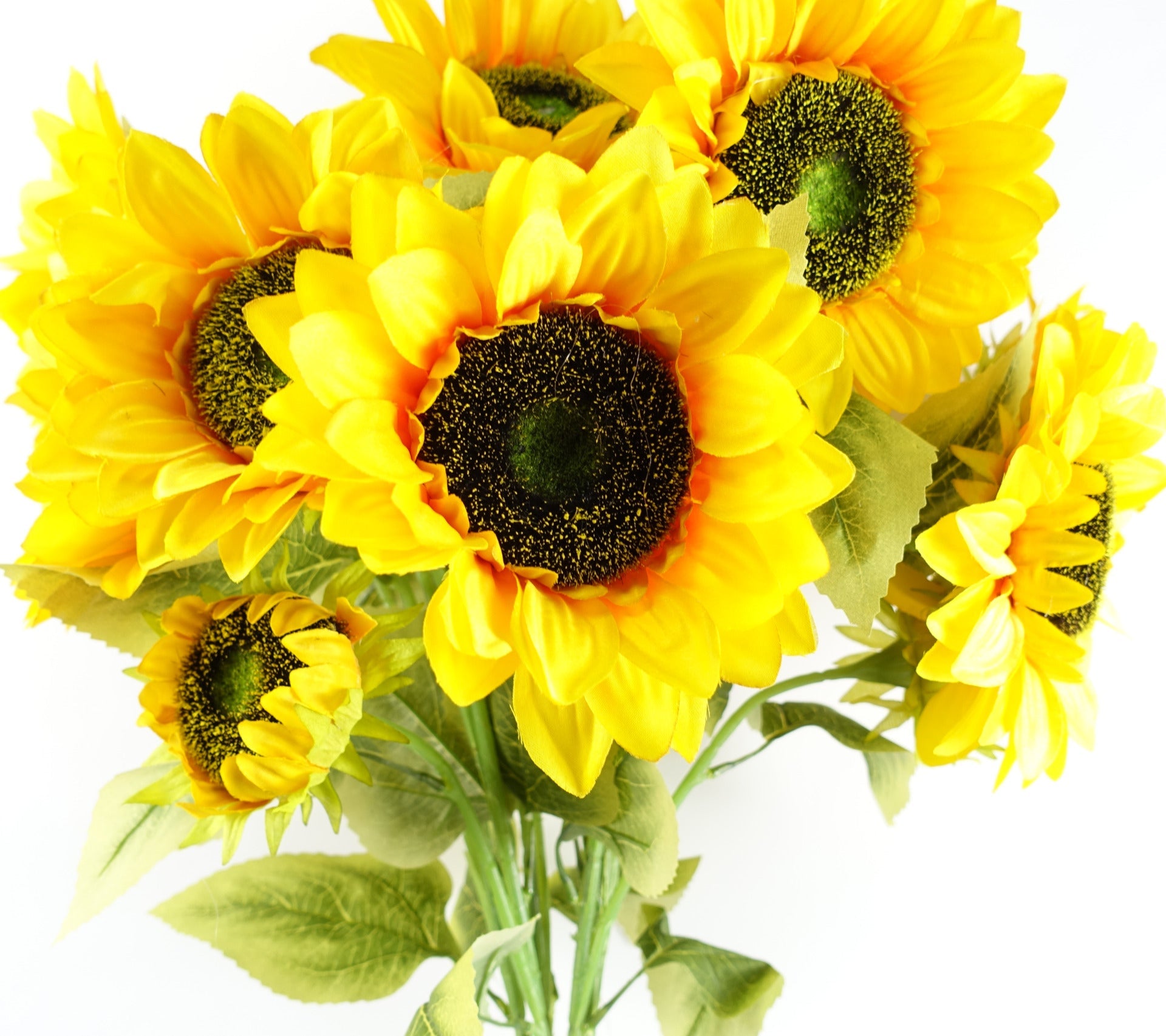 88cm Faux Artificial Sunflower with 3 heads