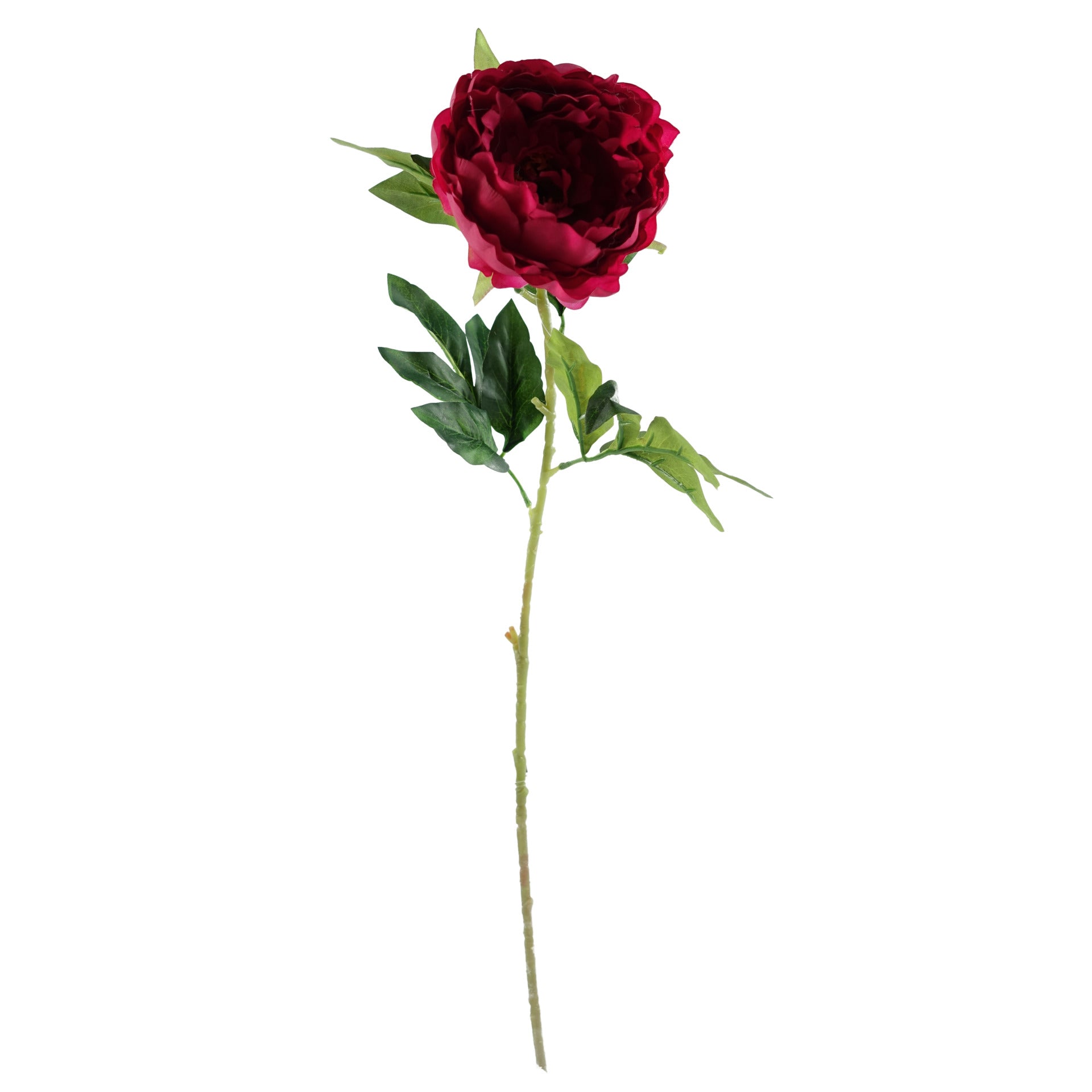 80cm Artificial Realistic Faux Peony Stem