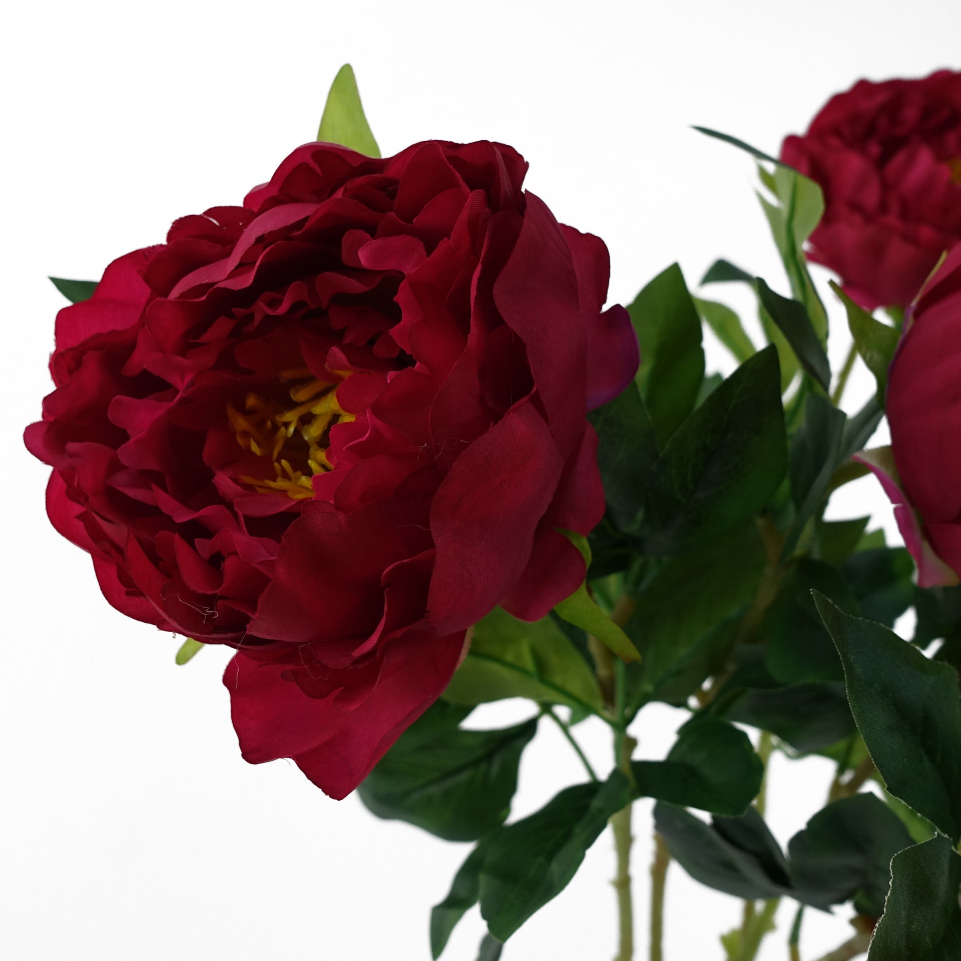 80cm Artificial Realistic Faux Peony Stem