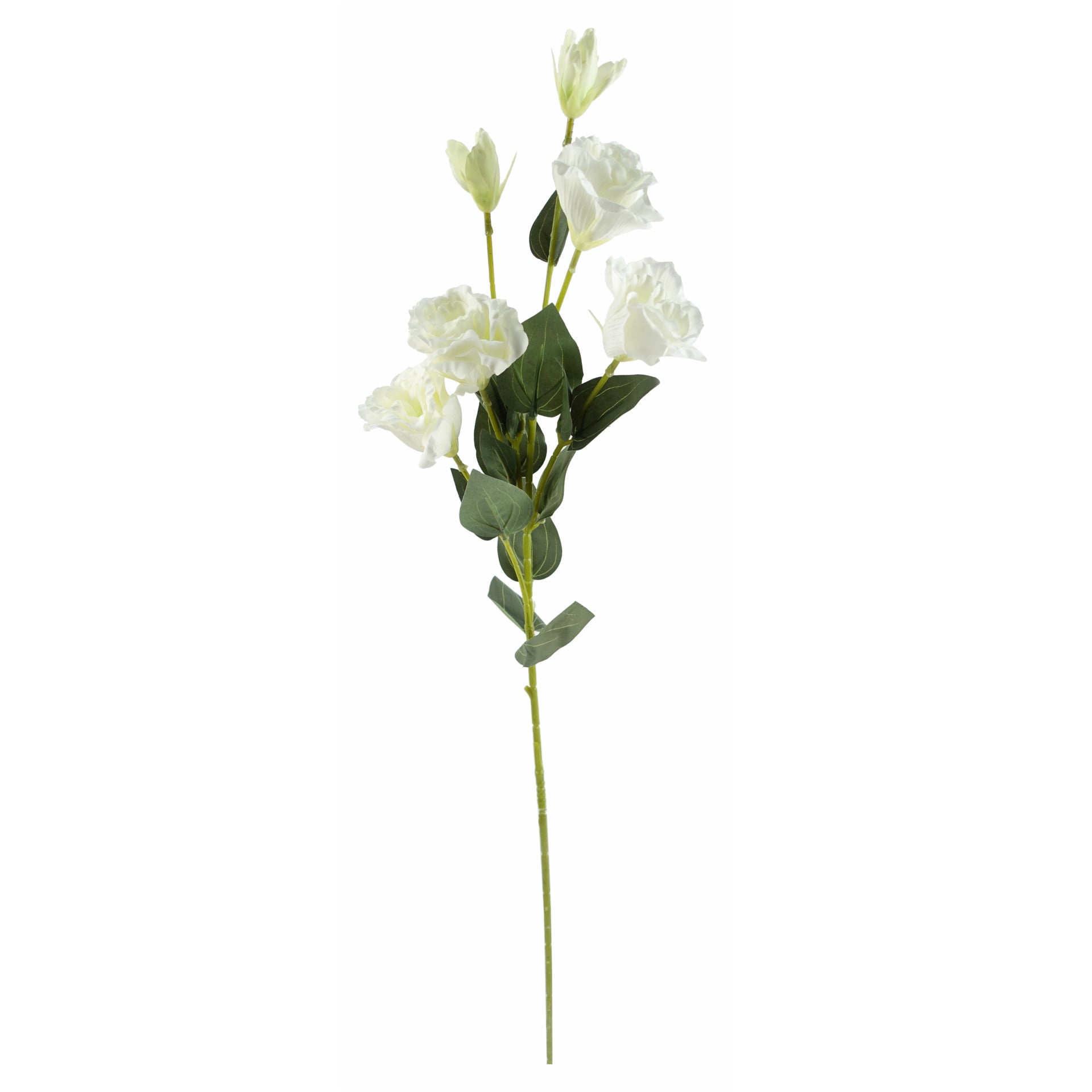 80cm Künstliches Lila Chrysanthemen-Arrangement Glasvase