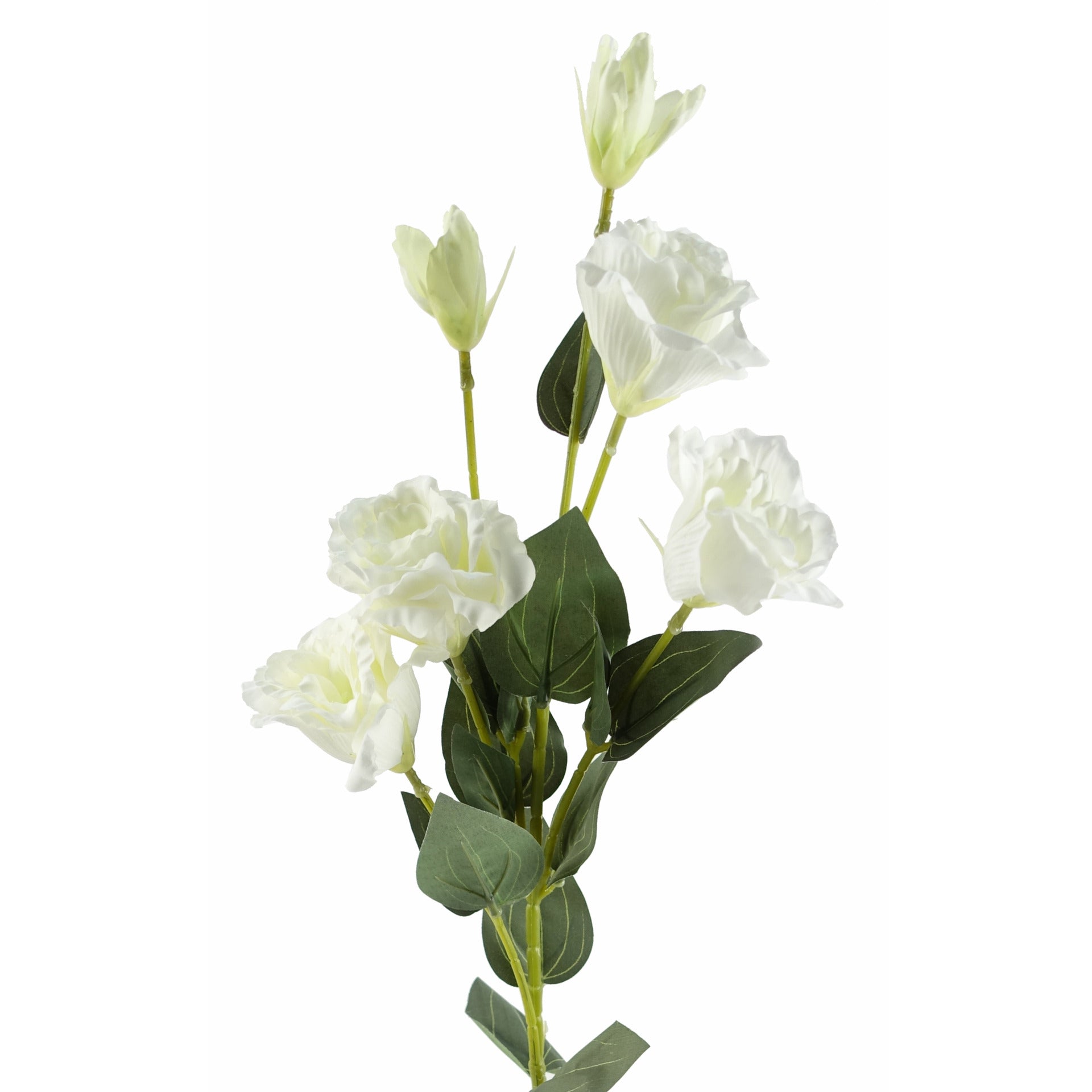 80cm Artificial Faux Wild Rose Stem - 36 Flowers